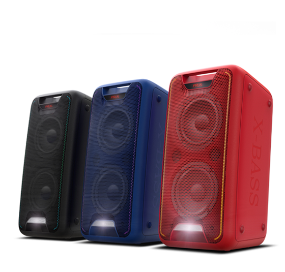 Daul 6.5inch trolley speaker